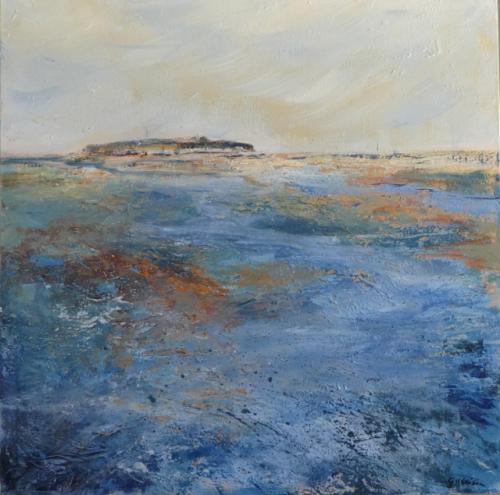 Gill Ellison - Across the estuary to Hilbre Island (Wirral)