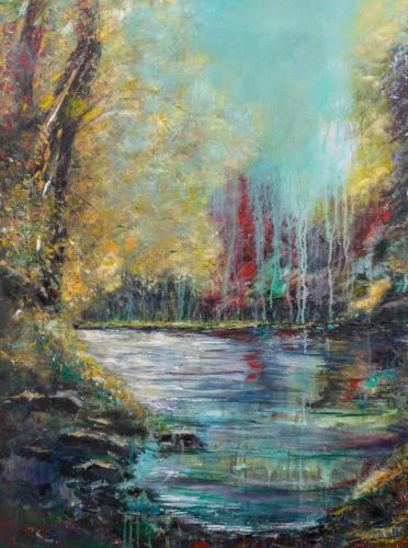 Henry Campilla Sinnott - River Wharfe near Bolton Abbey