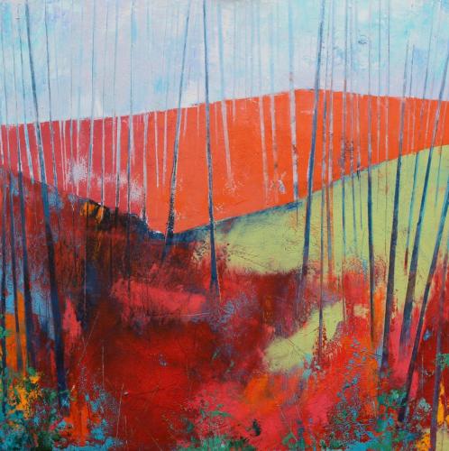 Marbled clouds go scudding by – Version 2