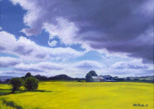 Ian Dawber - Clouds Over Cross Farm