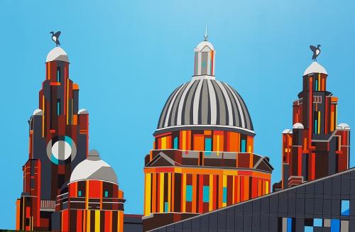 John Petch - Liverpool Pier Head 1